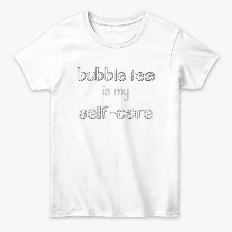 boba bubble tea self-care tee t-shirt