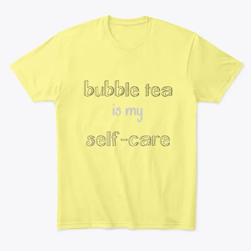 boba bubble tea self-care tee t-shirt