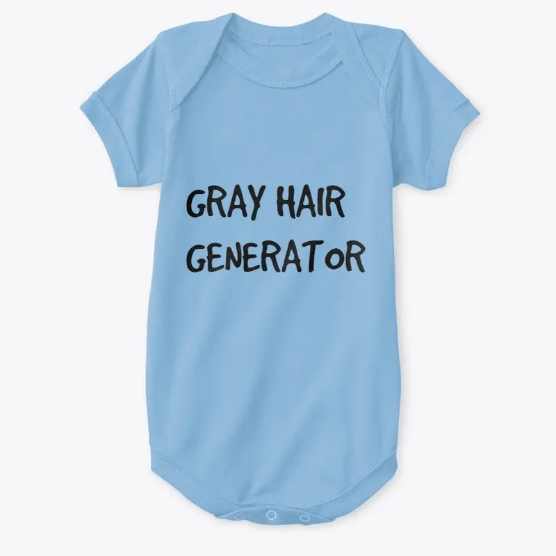 Kids t-shirt - gray hair generator