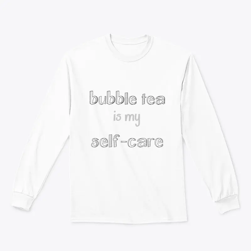 boba bubble tea self-care tee t-shirt