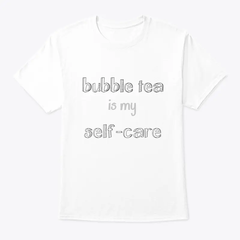 boba bubble tea self-care tee t-shirt