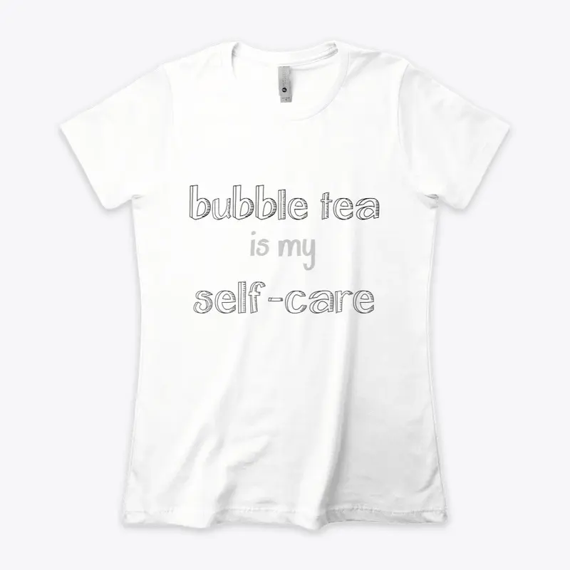 boba bubble tea self-care tee t-shirt